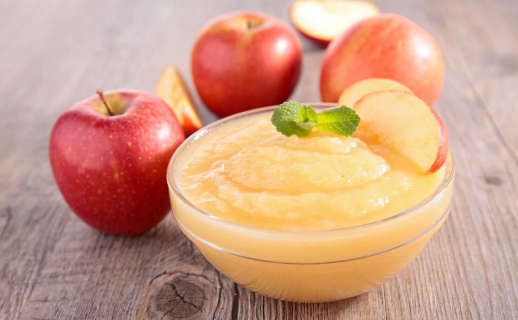 Purée de fruit pomme romarin
